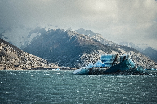 Sea water mountain cloud Photo