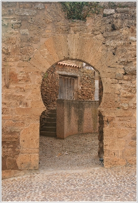 Architecture wood wall arch Photo