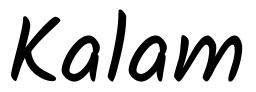 Kalam Font