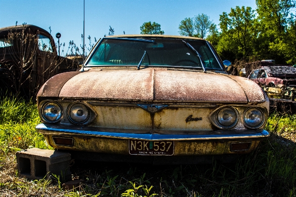 Car old vehicle headlight Photo