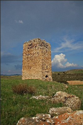 Landscape rock monument tower Photo