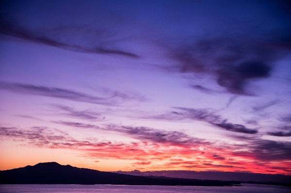 Sea ocean horizon cloud Photo