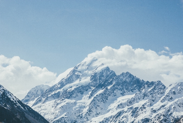 Dağ kar kış bulut Fotoğraf