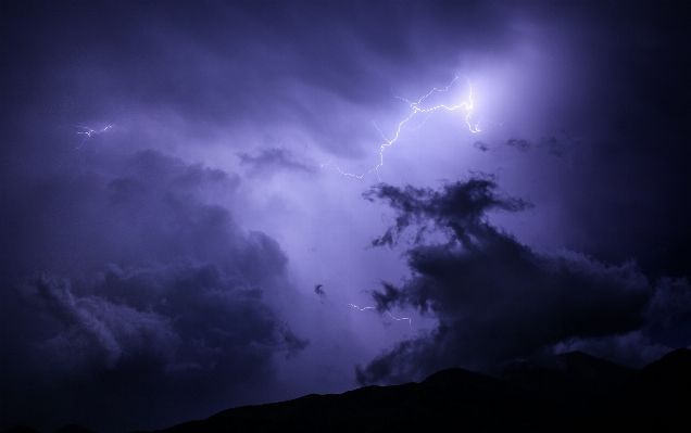 Foto Awan suasana cuaca badai