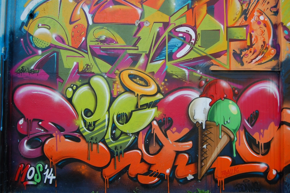 Couleur graffiti art illustration