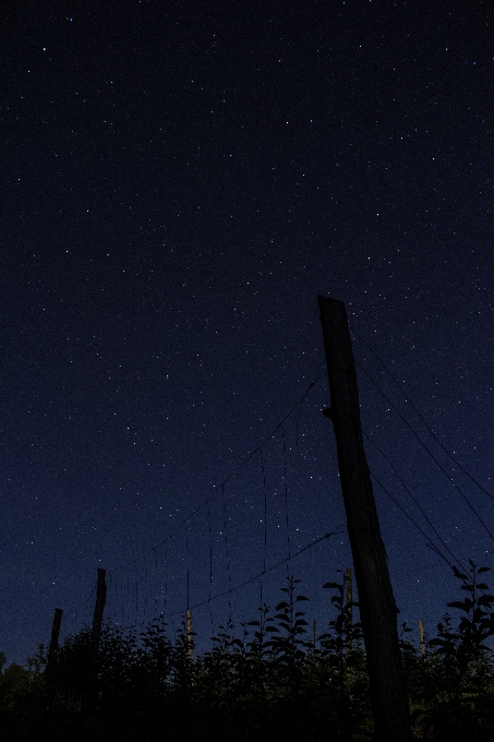 Recinzione cielo notte stella