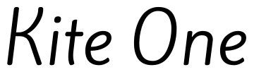 Kite One Font