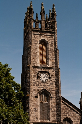 Foto Bangunan menara tengara gereja