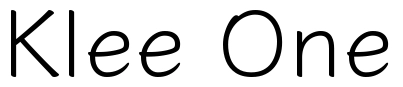 Klee One Font