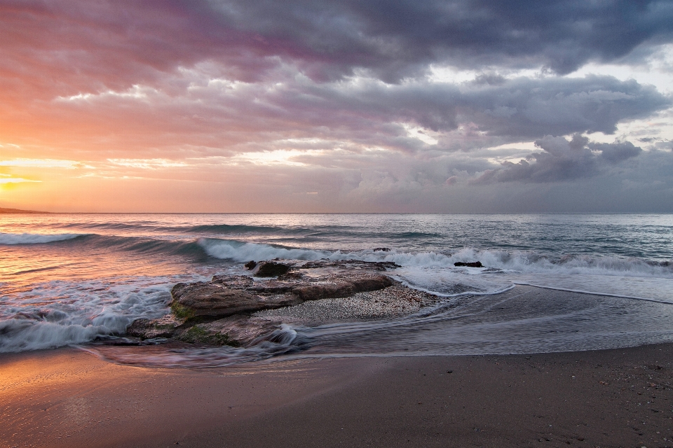 Playa mar costa arena