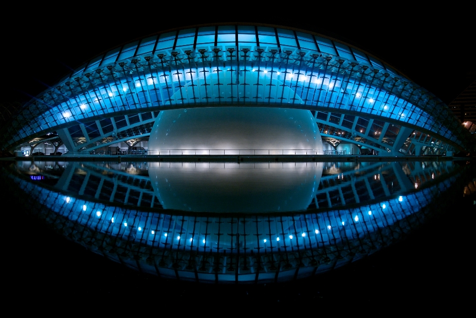 Licht die architektur struktur nacht