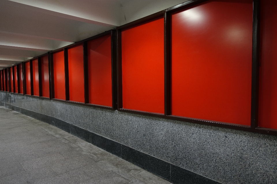 Die architektur boden wand u-bahn