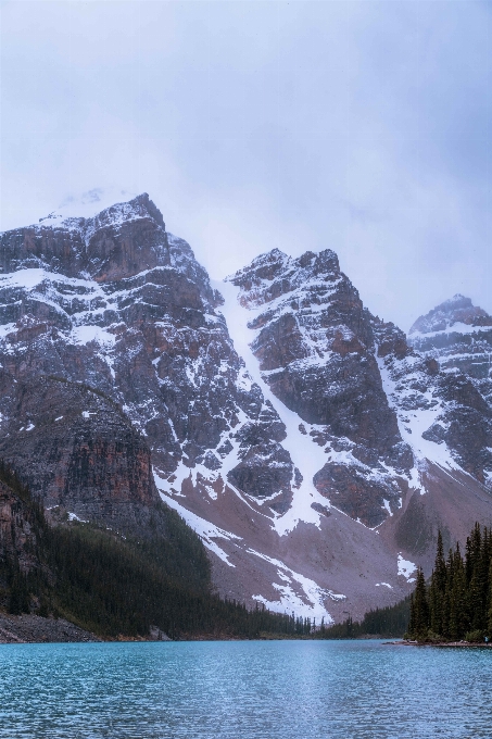 山 雪 冬 湖