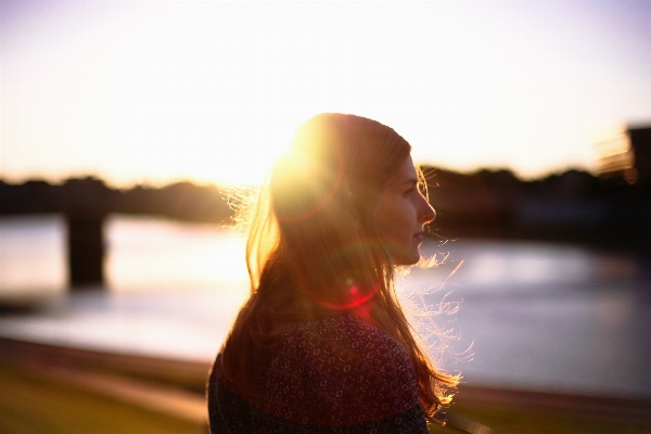 Person light woman hair Photo