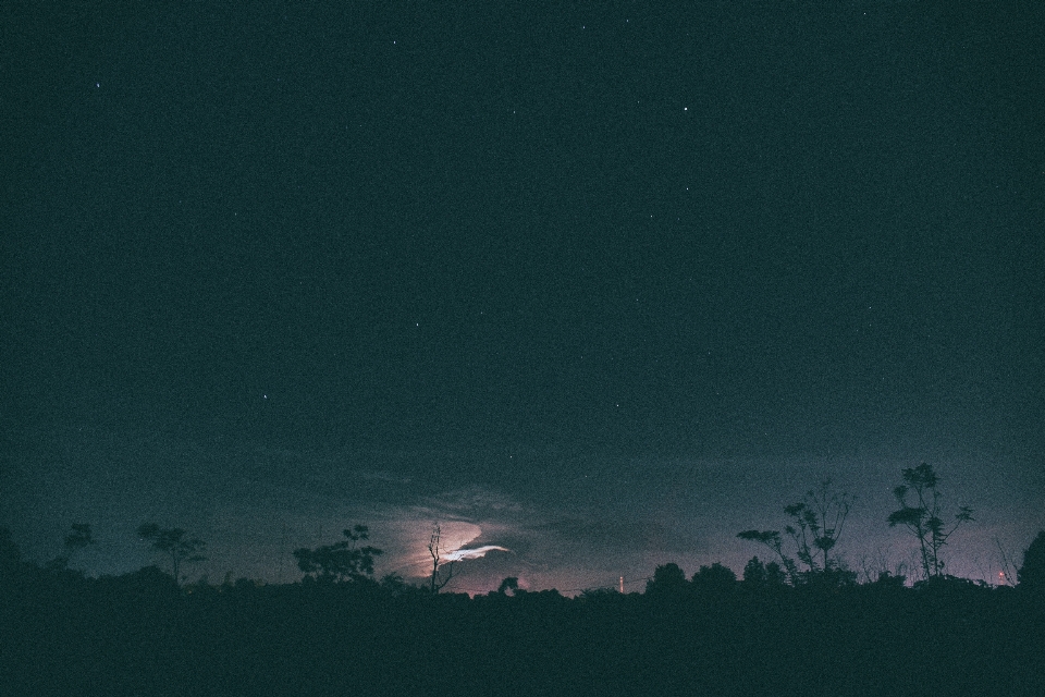 云 天空 夜晚 气氛