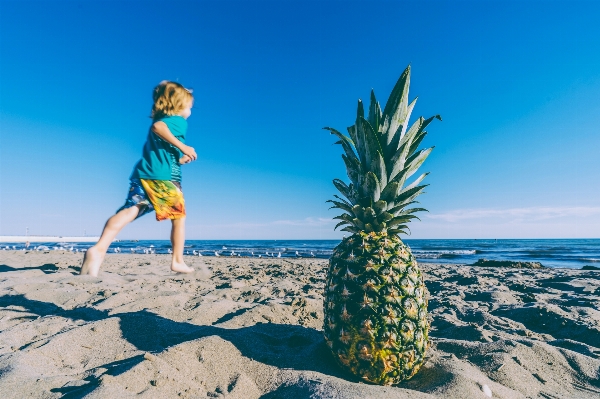 Foto Pantai laut pesisir pasir