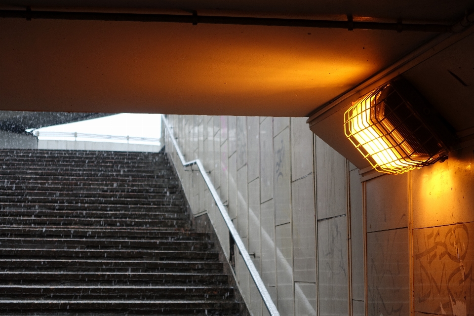 Neige lumière architecture mur