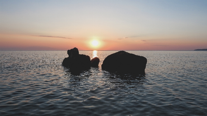 Beach sea coast rock Photo