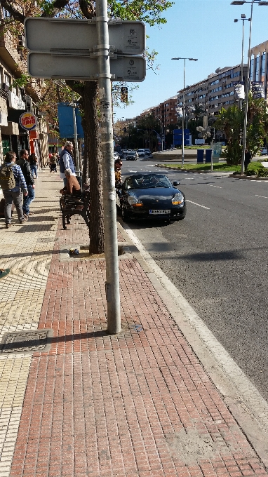 Peatonal paseo marítimo camino calle