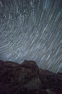 Mountain light sky night Photo