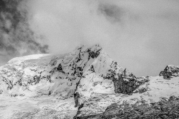 自然 rock 山 雪 写真