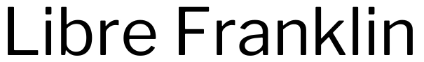 Libre Franklin Font