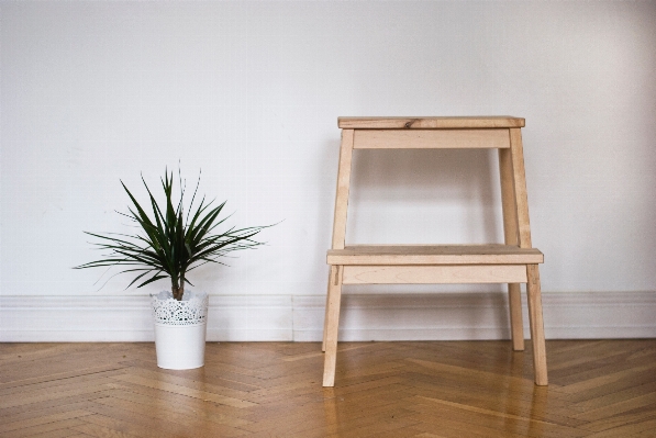 Table wood chair floor Photo