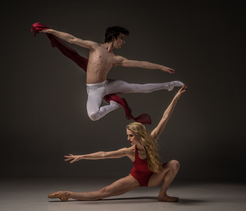 Hombre mujer bailar ballet