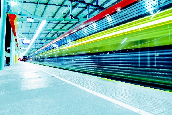 Light structure train subway Photo