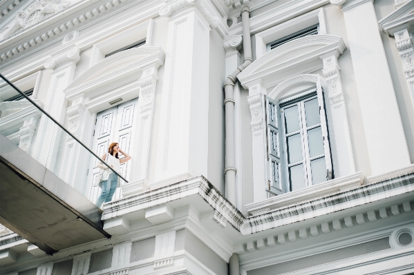 Architecture structure white window Photo