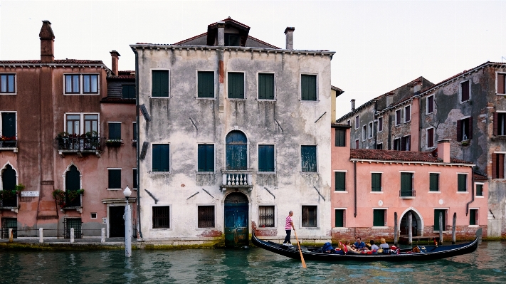 Boat town canal mediterranean Photo