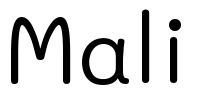 Mali Font