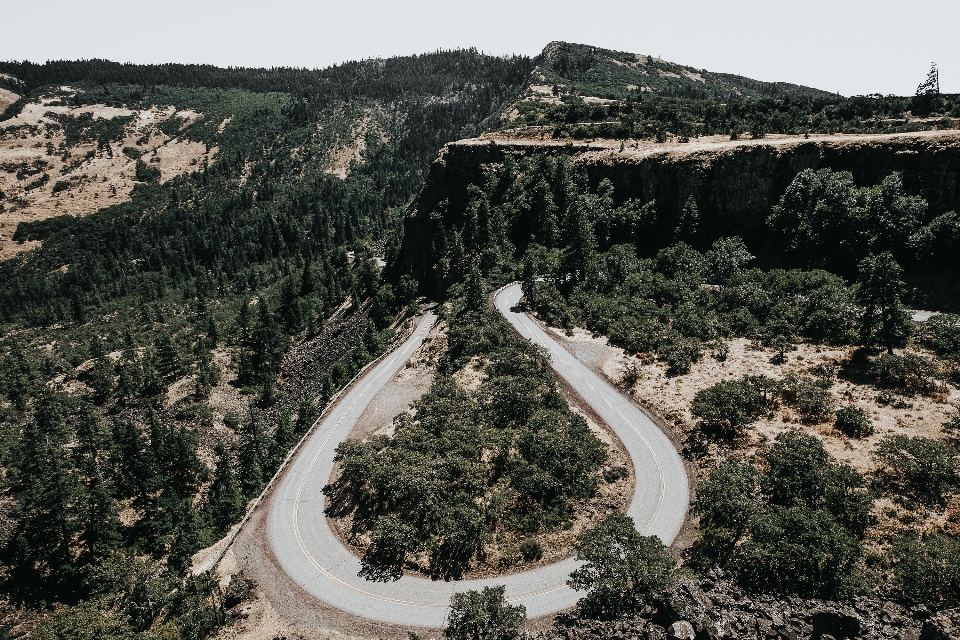 Landscape mountain road highway