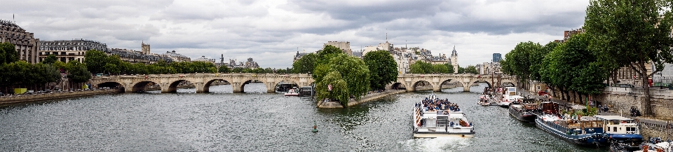 Acqua ponte città parigi