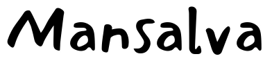 Mansalva Font