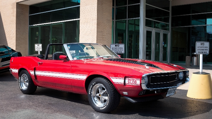 Car red vehicle show Photo