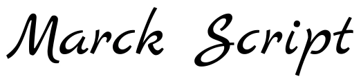 Marck Script Font