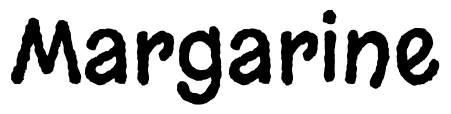 Margarine Font