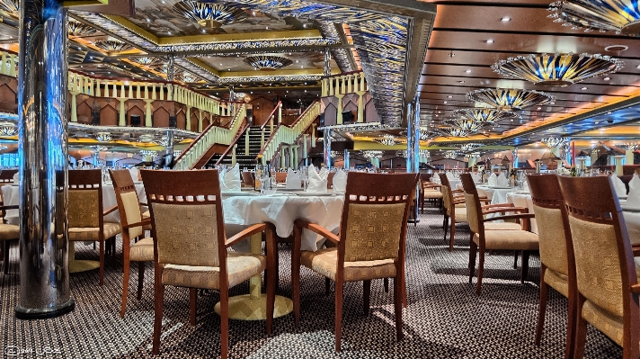 Table chair restaurant ship Photo