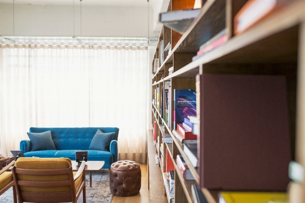 Book interior home living room Photo