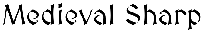 Medieval Sharp Font