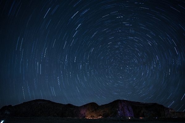 Gece yıldız dalga atmosfer Fotoğraf