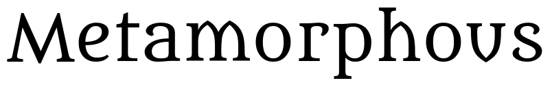 Metamorphous Font