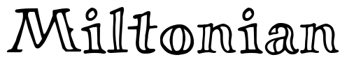 Miltonian Font