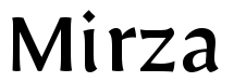 Mirza Font