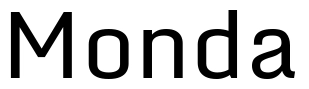 Monda 字体