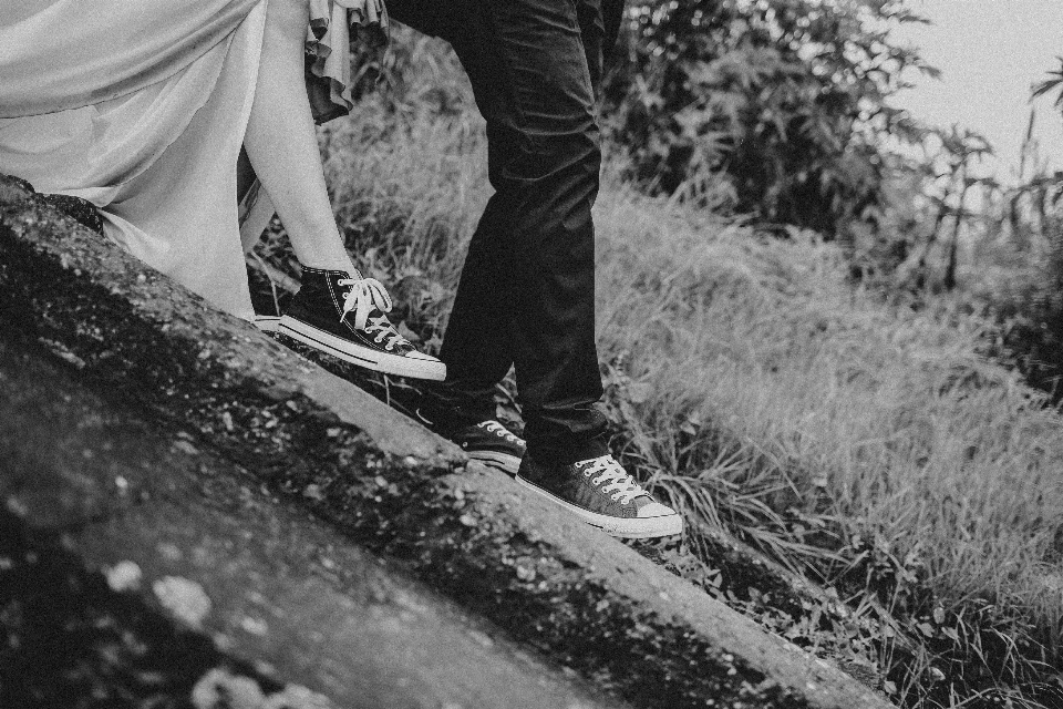 En blanco y negro
 fotografía monocromo boda