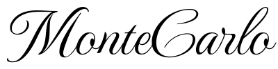 MonteCarlo 字体