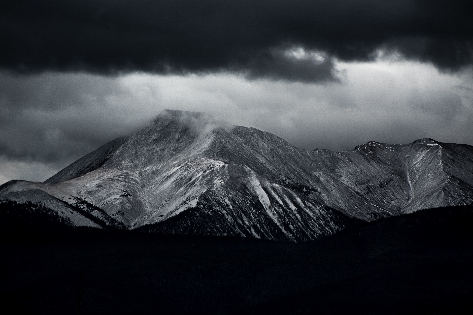 Natureza rock montanha neve