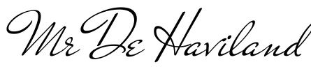 Mr de Haviland Font